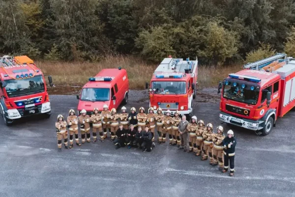 Wypadek na DW484: samochód osobowy zderzył się z ciągnikiem rolniczym