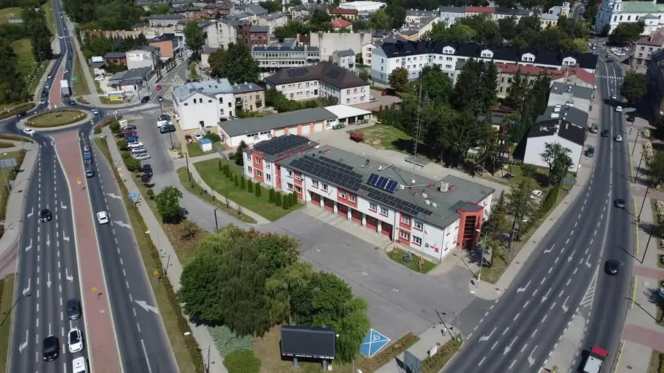 Pożar w Wojciechowie: samochód OSP doszczętnie spłonął podczas akcji gaśniczej