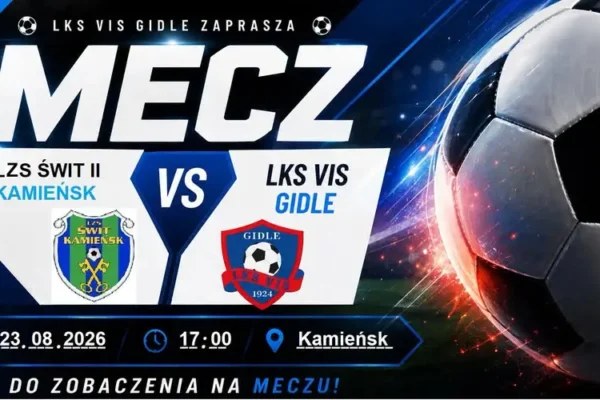 LKS Vis Gidle wraca do gry: nowy sezon B-klasy startuje w niedzielę