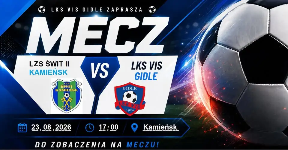 LKS Vis Gidle wraca do gry: nowy sezon B-klasy startuje w niedzielę