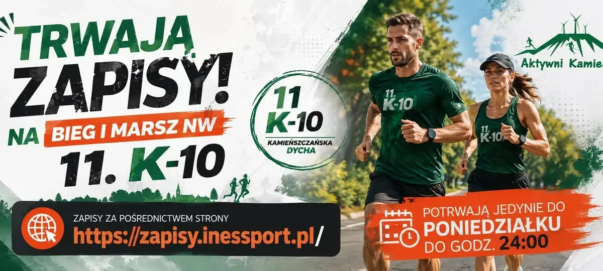 Ponad 150 uczestników zapisanych na 11. edycję biegu K-10