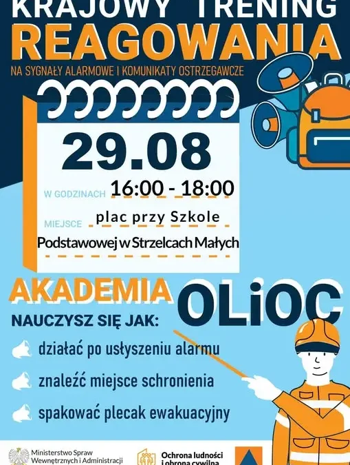 Akcja edukacyjna o bezpieczeństwie podczas dożynek w Strzelcach Małych
