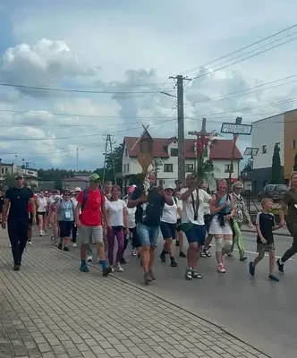 Intensywny weekend OSP Dobryszyce: pielgrzymka, dożynki i odpust
