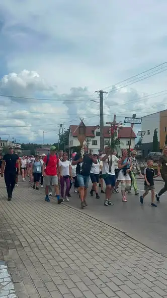 Intensywny weekend OSP Dobryszyce: pielgrzymka, dożynki i odpust