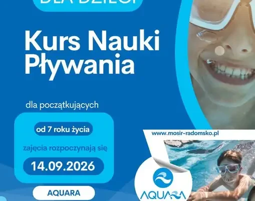 Kurs nauki pływania dla dzieci w Radomsku – zapisy już trwają