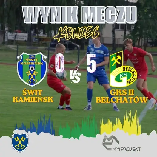 Pucharowa porażka Świtu Kamieńsk z GKS II Bełchatów