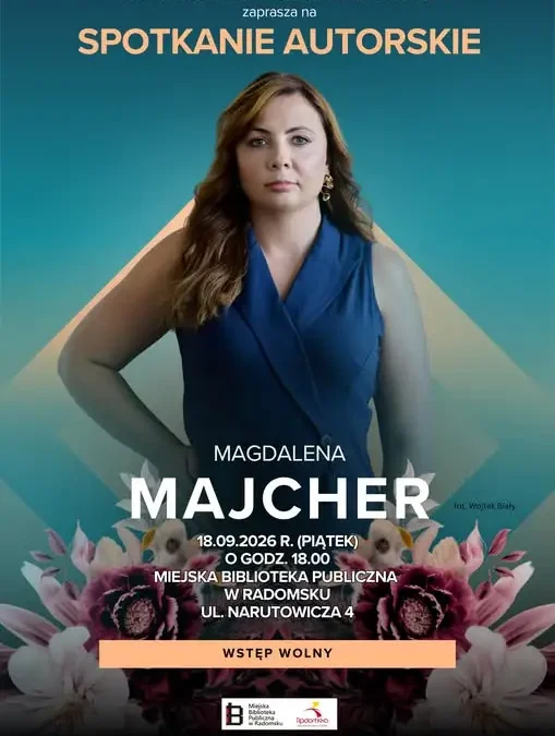Magdalena Majcher spotka się z czytelnikami w Radomsku