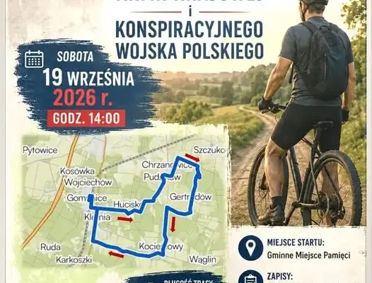 III Rajd Rowerowy „Śladami żołnierzy AK i KWP” w Gomunicach – zapraszamy 19 września