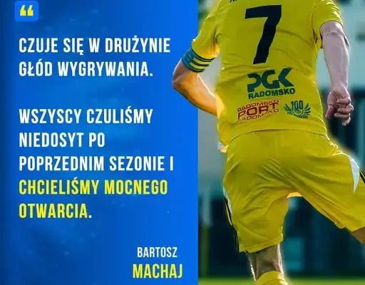 Kapitan RKS Radomsko: komplet zwycięstw to zasługa drużyny i ciężkiej pracy