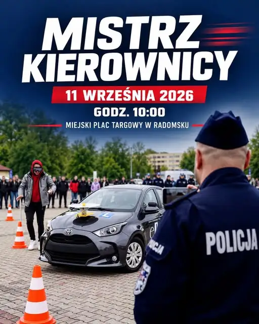 Mistrz Kierownicy 2026 w Radomsku – motoryzacyjne wyzwania na Placu Targowym