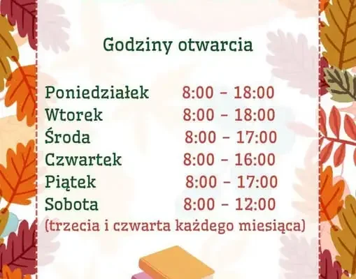 Gminna Biblioteka Publiczna w Gidlach wraca do stałych godzin pracy