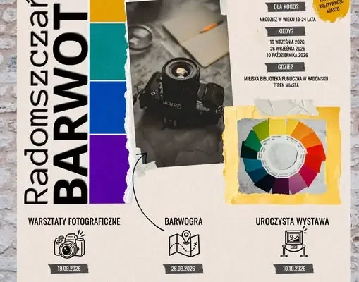 Radomszczańska Barwoteka: młodzież odkryje miasto przez obiektyw