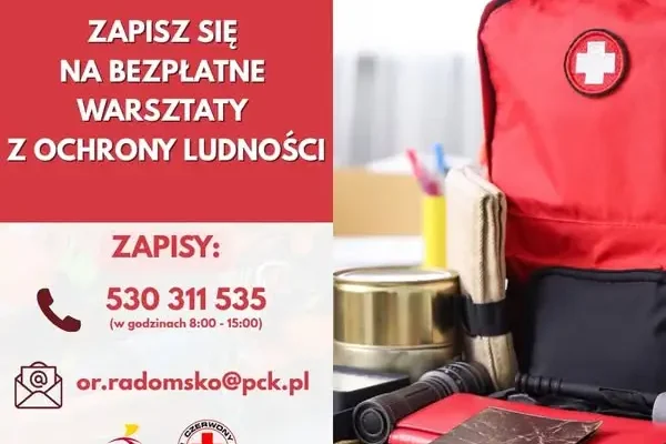 Radomsko: bezpłatne warsztaty z ochrony ludności – jak się zapisać?