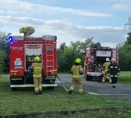 Manewry gminne OSP w Gminie Ładzice – strażacy doskonalili umiejętności