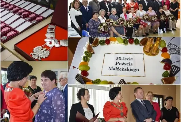 Złote Gody w gminie Masłowice – dziewięć par świętowało 50-lecie małżeństwa