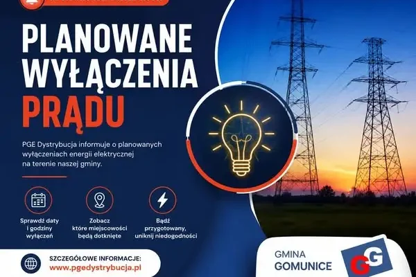 Planowane wyłączenia prądu w Kletni – 18 września 2026