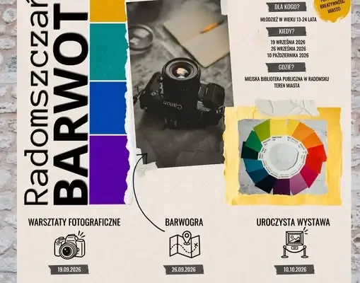 „Radomszczańska Barwoteka” – fotografia, kreatywność i młodzież w akcji