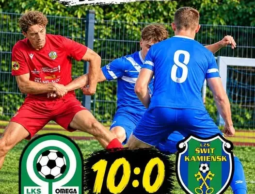 Omega Kleszczów rozgromiła Świt Kamieńsk 10:0