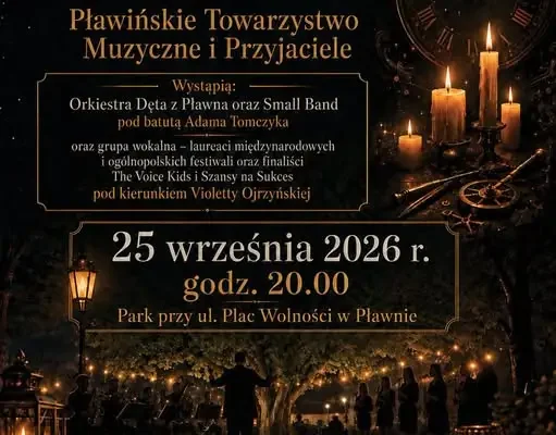 Koncert w ciemności w Pławnie – wyjątkowe wydarzenie już 25 września