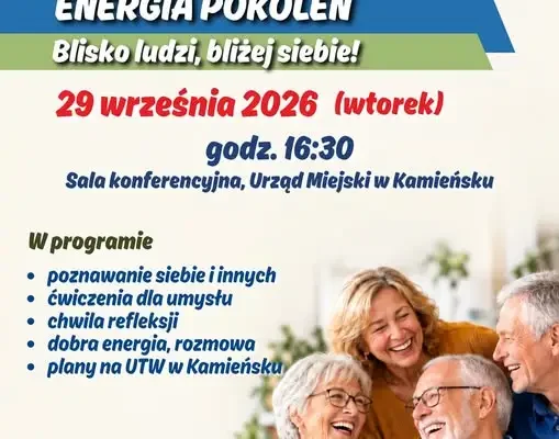 Energia Pokoleń – spotkanie integracyjne dla seniorów z Kamieńska