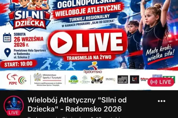 Wielobój Atletyczny „Silni od Dziecka” w Radomsku – turniej regionalny w hali MOSiR