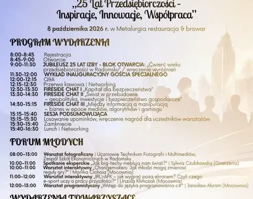 VIII Radomszczańskie Forum Przedsiębiorczości – jubileusz 25-lecia RIPH
