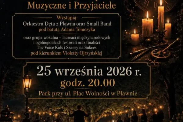 Koncert w ciemności w Pławnie – muzyka, która zbliża pokolenia
