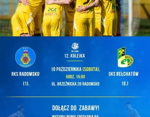 Derby Radomska i Bełchatowa – RKS Radomsko podejmuje GKS Bełchatów