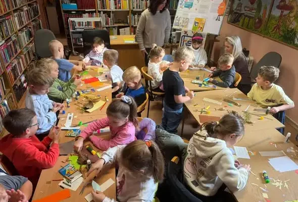Pierwsza wizyta w bibliotece uczniów PSP nr 10 w Radomsku