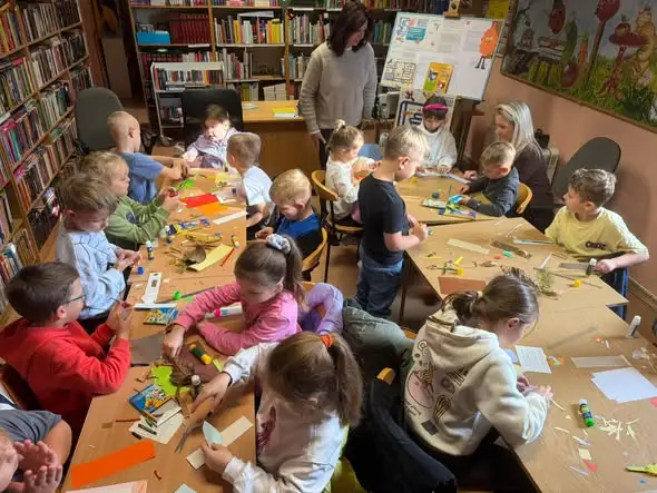 Pierwsza wizyta w bibliotece uczniów PSP nr 10 w Radomsku