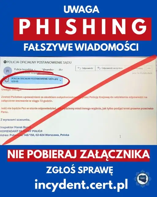 Fałszywe maile mogą wywołać emocje. Policja radzi, jak nie dać się oszukać
