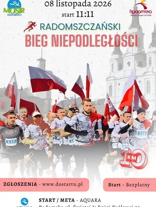 Bieg Niepodległości w Radomsku: zapisy na kolejne pakiety startowe już wkrótce