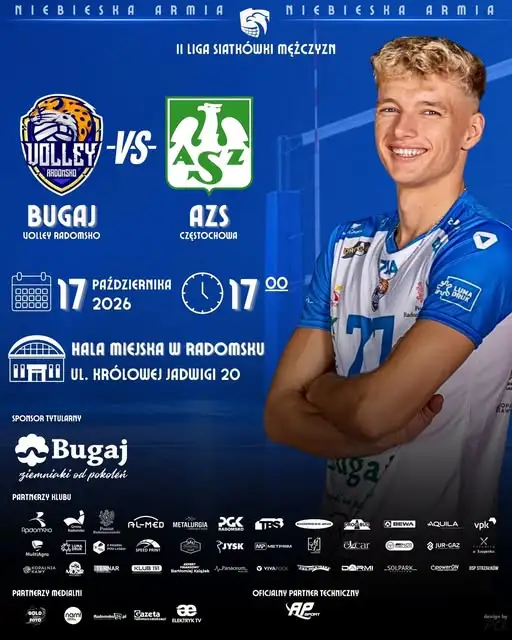 Siatkarskie emocje w Radomsku – kolejny mecz II ligi we własnej hali