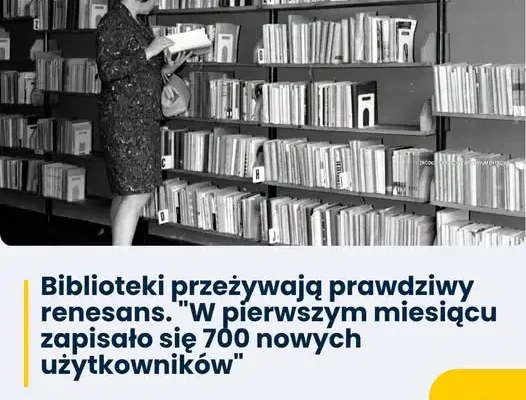 Biblioteki wracają do łask – rekordowy wzrost nowych czytelników