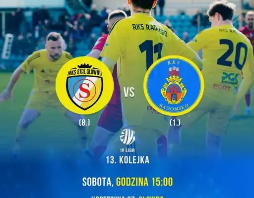 RKS Radomsko jedzie po punkty do Głowna w 13. kolejce IV ligi