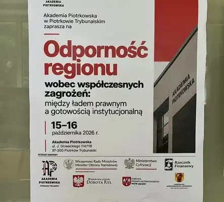 Uczniowie z Radomska na konferencji „Strefa odporności obywatelskiej”