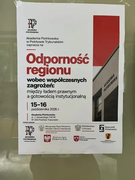 Uczniowie z Radomska na konferencji „Strefa odporności obywatelskiej”