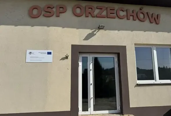 Zakończono modernizację budynku OSP w Orzechowie