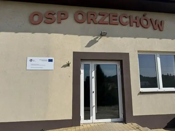 Zakończono modernizację budynku OSP w Orzechowie