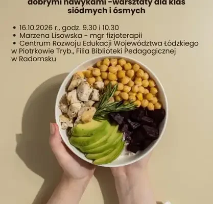 Biologiczny upgrade w Radomsku – ósmoklasiści uczyli się programować ciało dobrymi nawykami