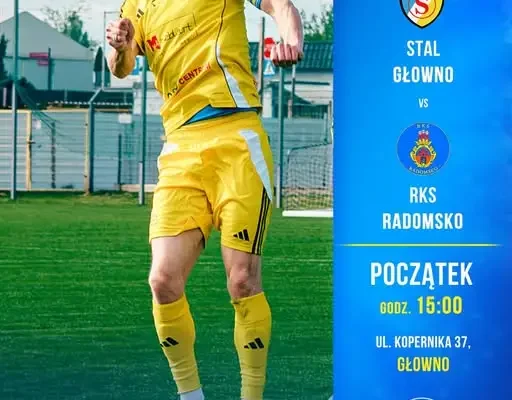 RKS Radomsko zagra ze Stalą Głowno w 13. kolejce IV ligi łódzkiej