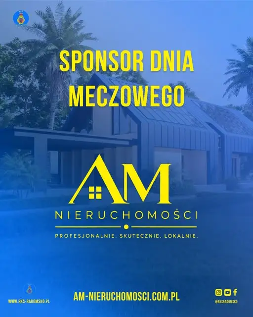 AM Nieruchomości sponsorem meczu RKS Radomsko z GKS Orkanem Buczek